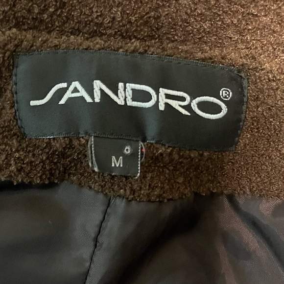 Sandro Women’s Teddy Hoodie jacket - Picture 8 of 9